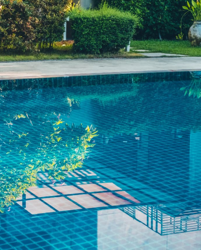 A pool that's been cleaned by Incredible Pool